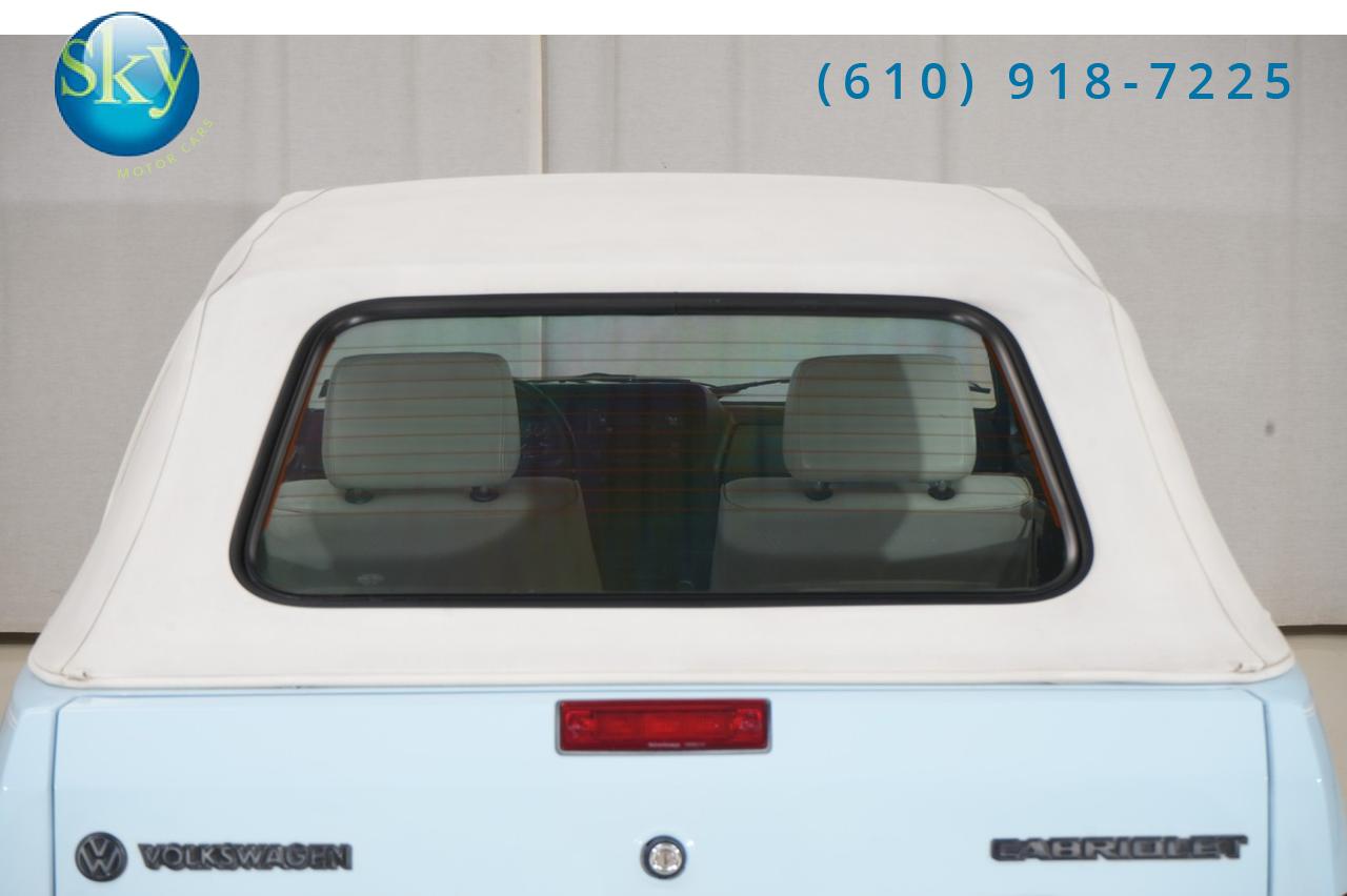 1989 Volkswagen Cabriolet Boutique Edition 1 of 40 Produced West Chester PA