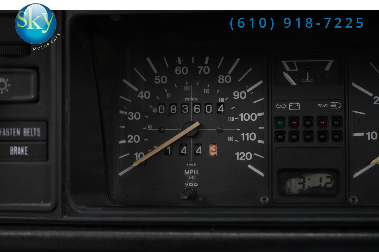 1989 Volkswagen Cabriolet Boutique Edition 1 of 40 Produced West Chester PA