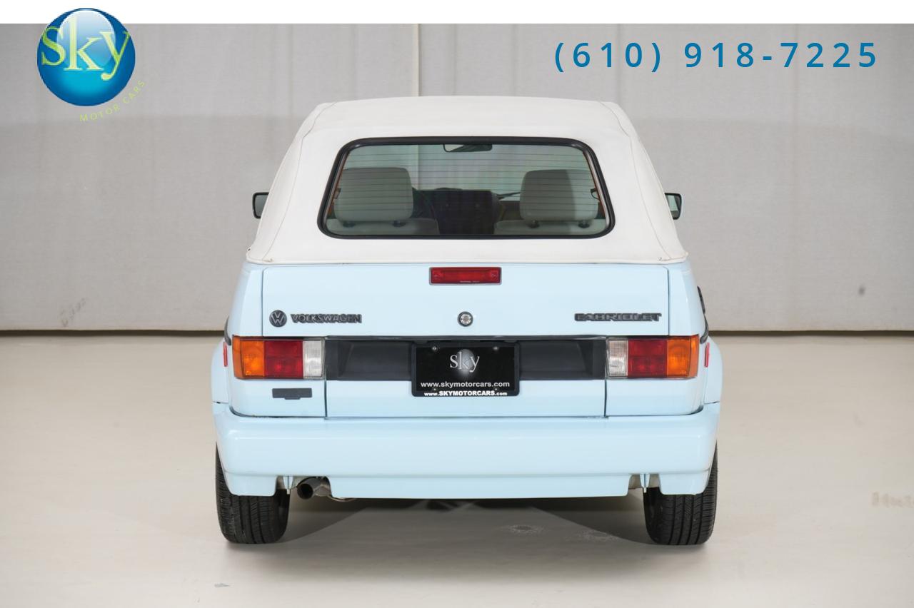 1989 Volkswagen Cabriolet Boutique Edition 1 of 40 Produced West Chester PA