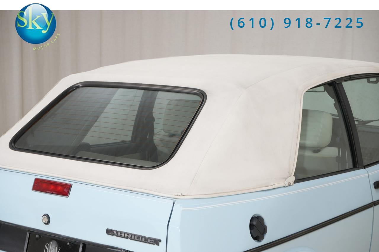 1989 Volkswagen Cabriolet Boutique Edition 1 of 40 Produced West Chester PA