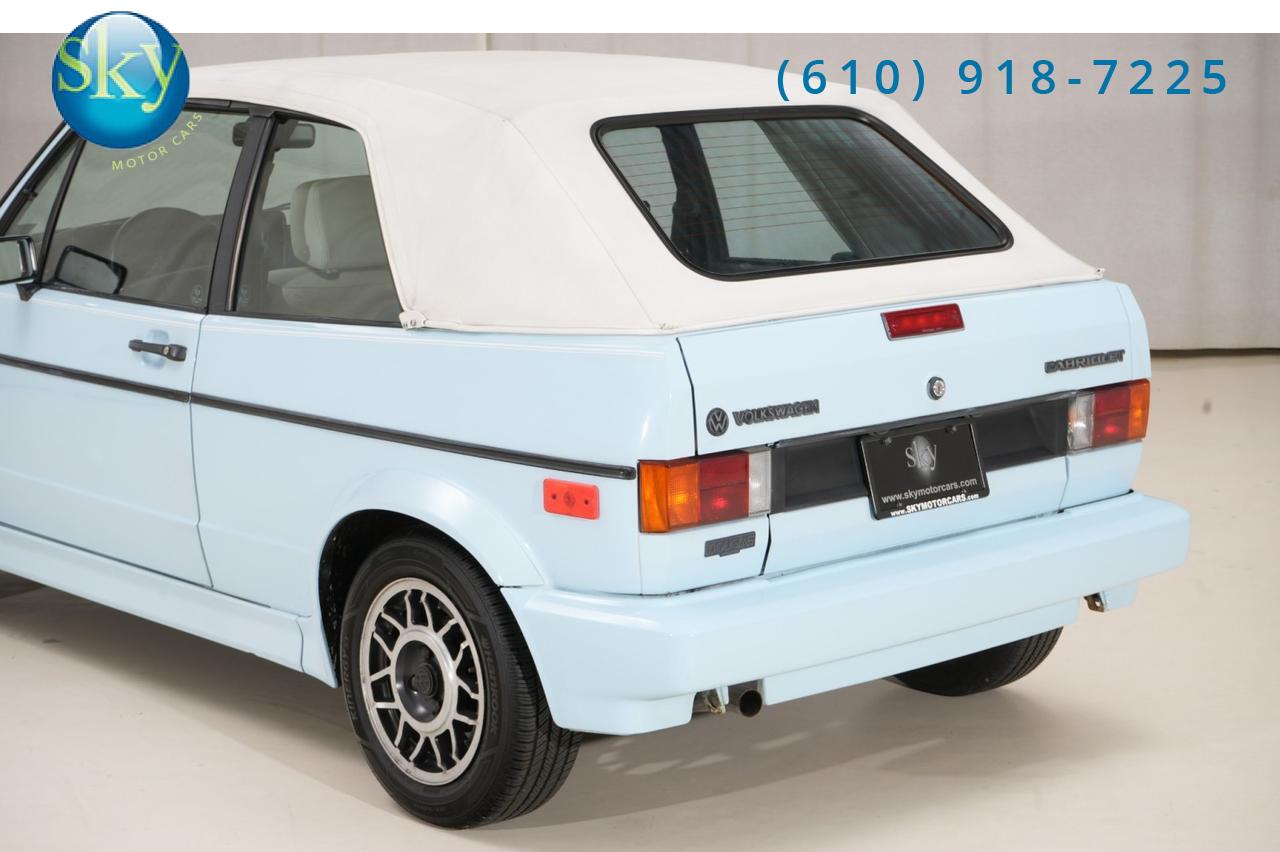 1989 Volkswagen Cabriolet Boutique Edition 1 of 40 Produced West Chester PA