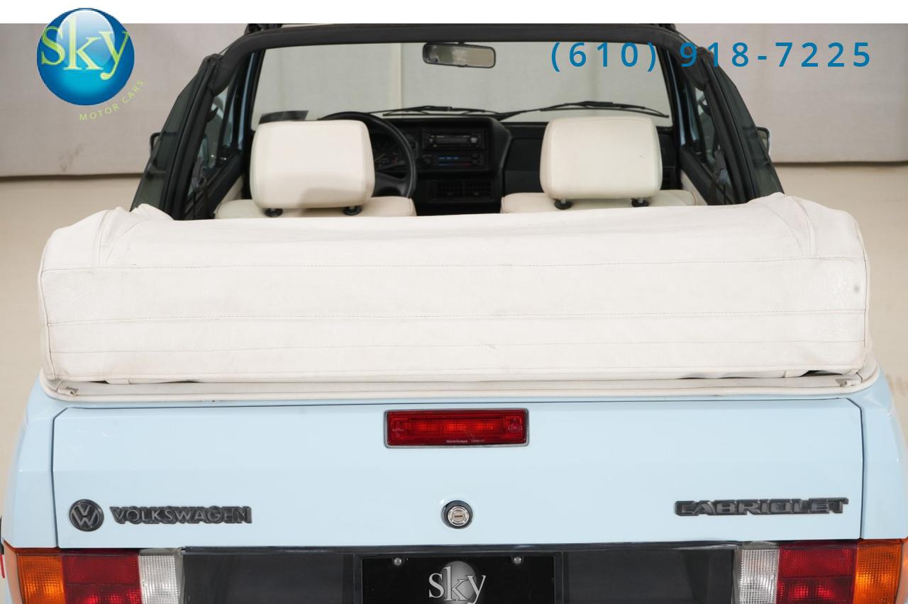 1989 Volkswagen Cabriolet Boutique Edition 1 of 40 Produced West Chester PA