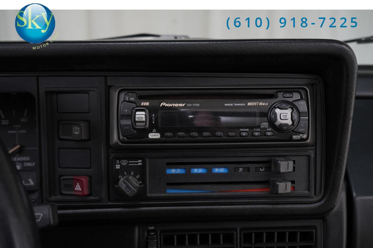 1989 Volkswagen Cabriolet Boutique Edition 1 of 40 Produced West Chester PA