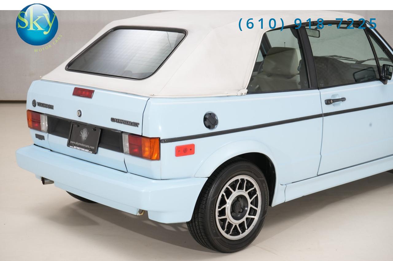 1989 Volkswagen Cabriolet Boutique Edition 1 of 40 Produced West Chester PA