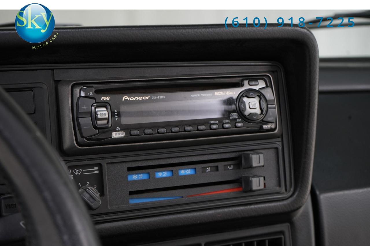 1989 Volkswagen Cabriolet Boutique Edition 1 of 40 Produced West Chester PA