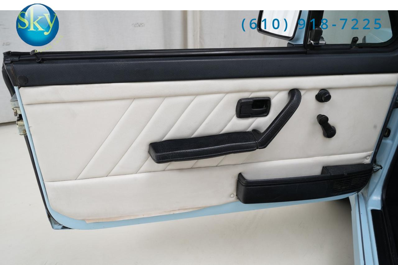 1989 Volkswagen Cabriolet Boutique Edition 1 of 40 Produced West Chester PA