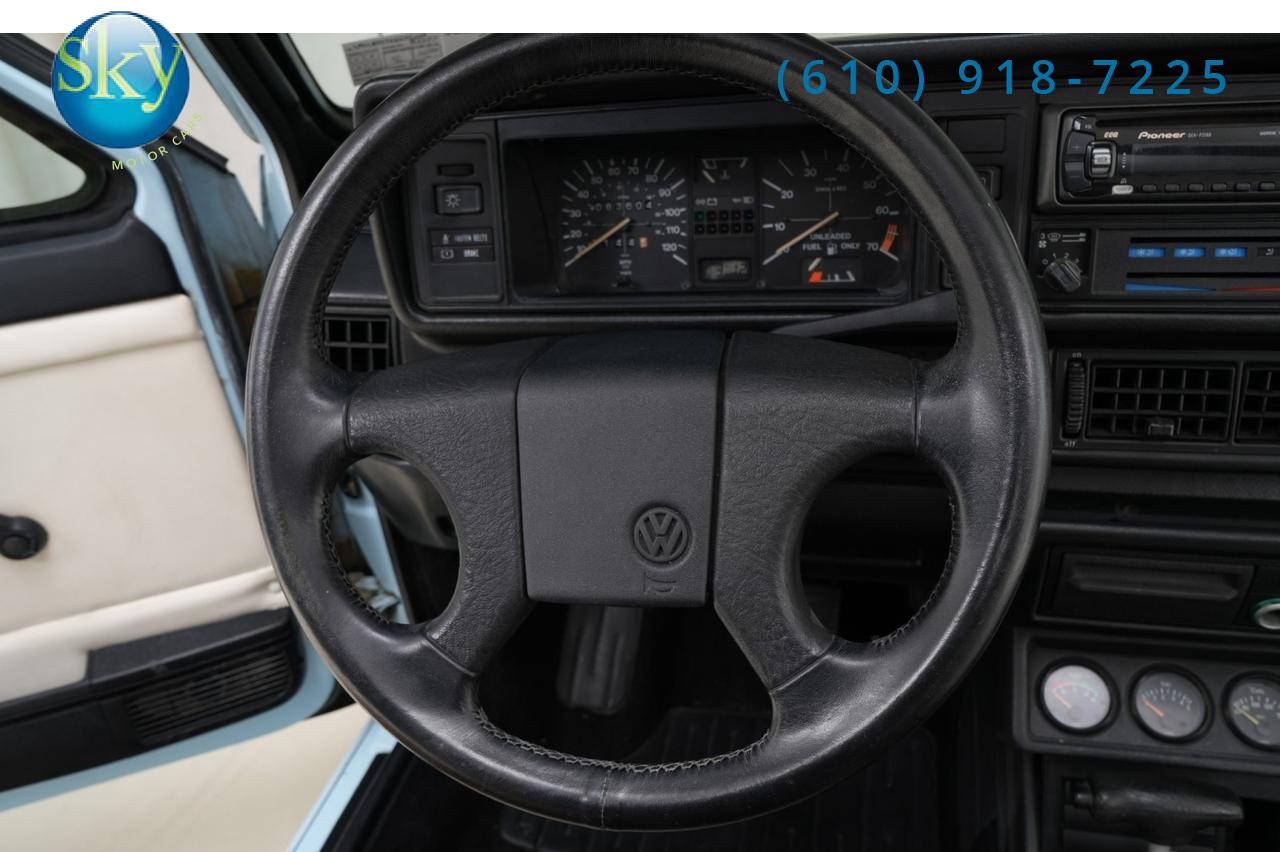 1989 Volkswagen Cabriolet Boutique Edition 1 of 40 Produced West Chester PA