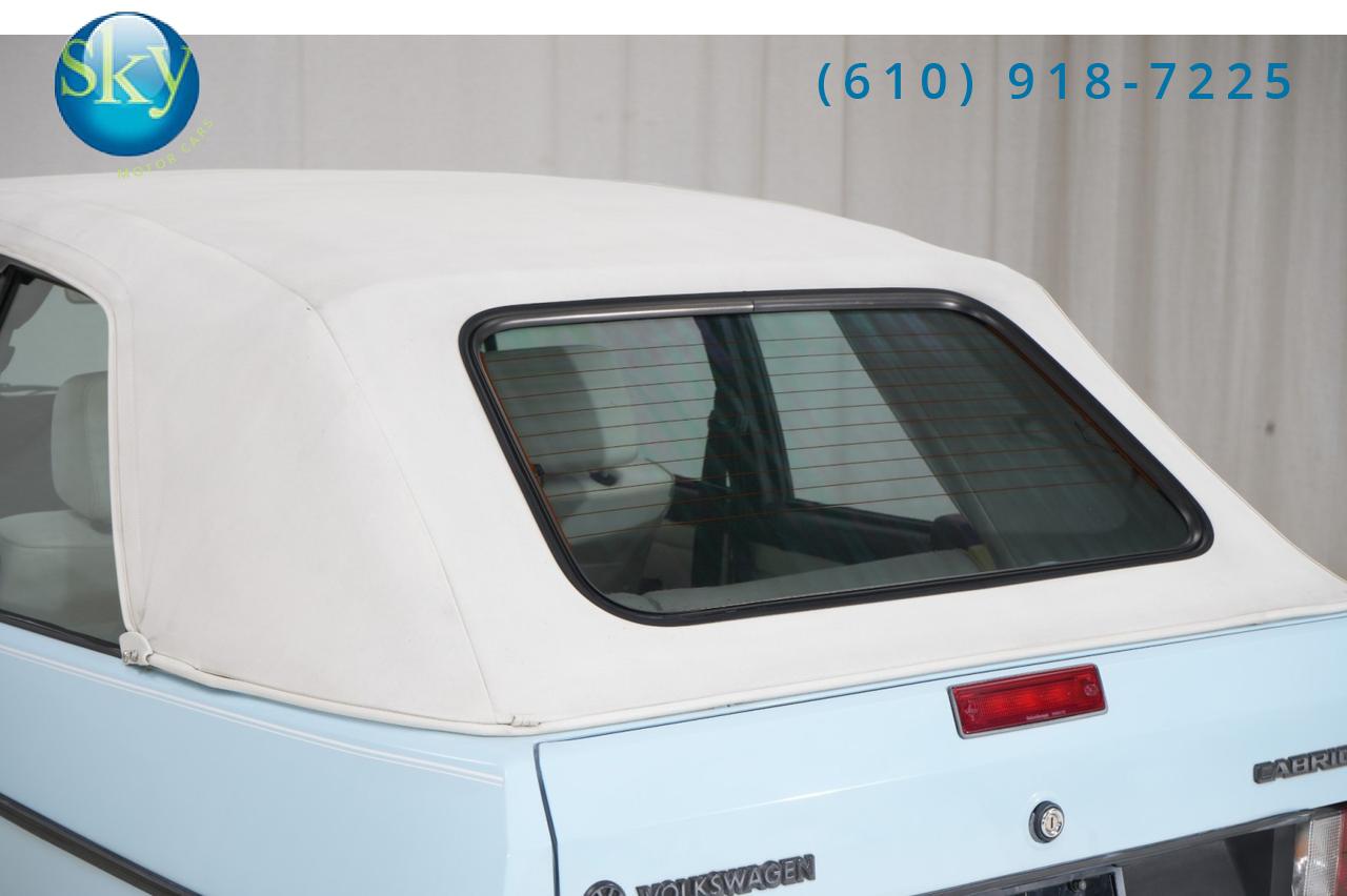 1989 Volkswagen Cabriolet Boutique Edition 1 of 40 Produced West Chester PA