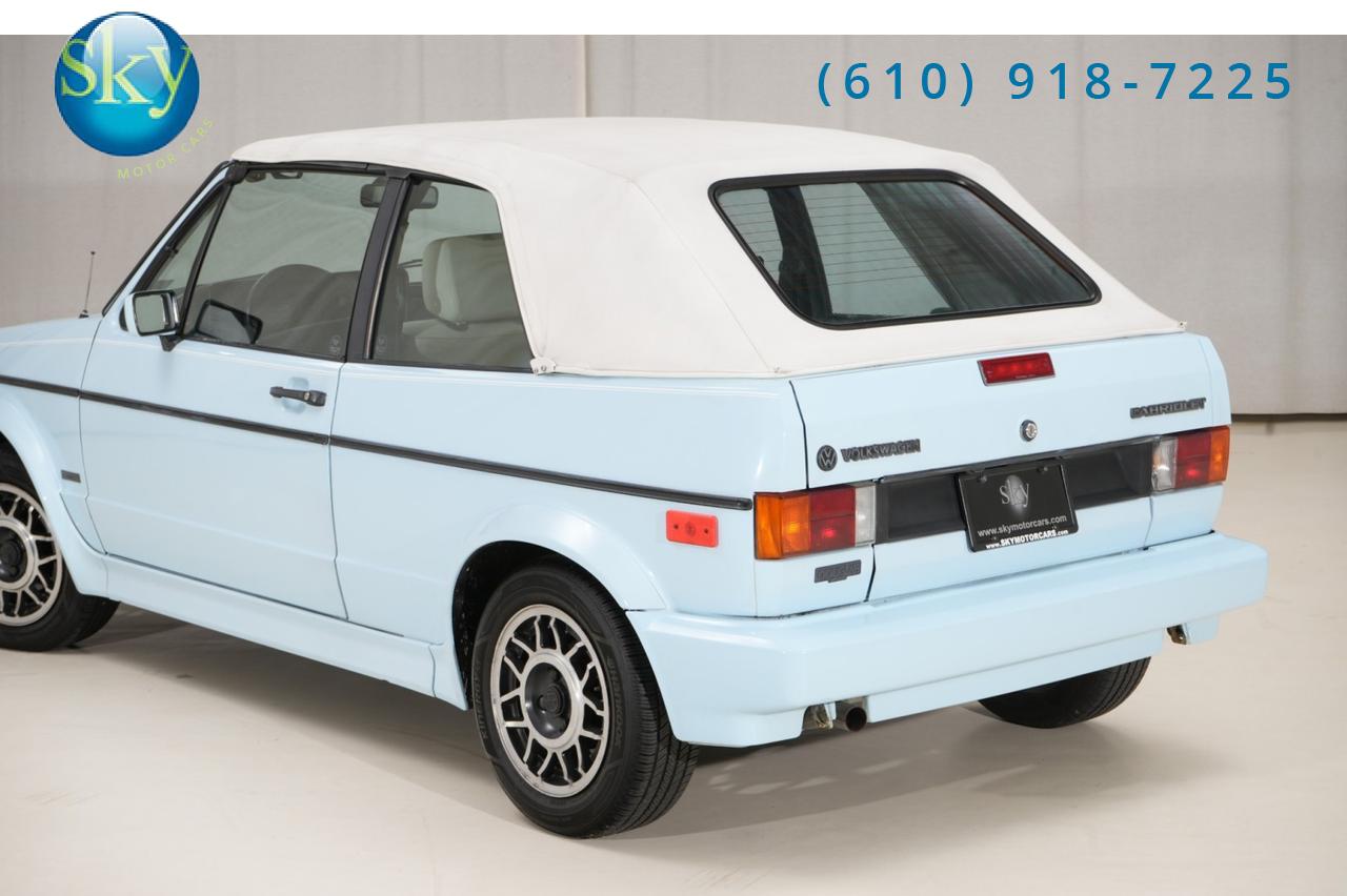 1989 Volkswagen Cabriolet Boutique Edition 1 of 40 Produced West Chester PA