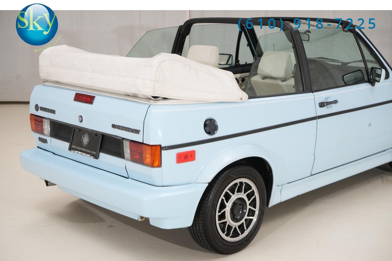 1989 Volkswagen Cabriolet Boutique Edition 1 of 40 Produced West Chester PA