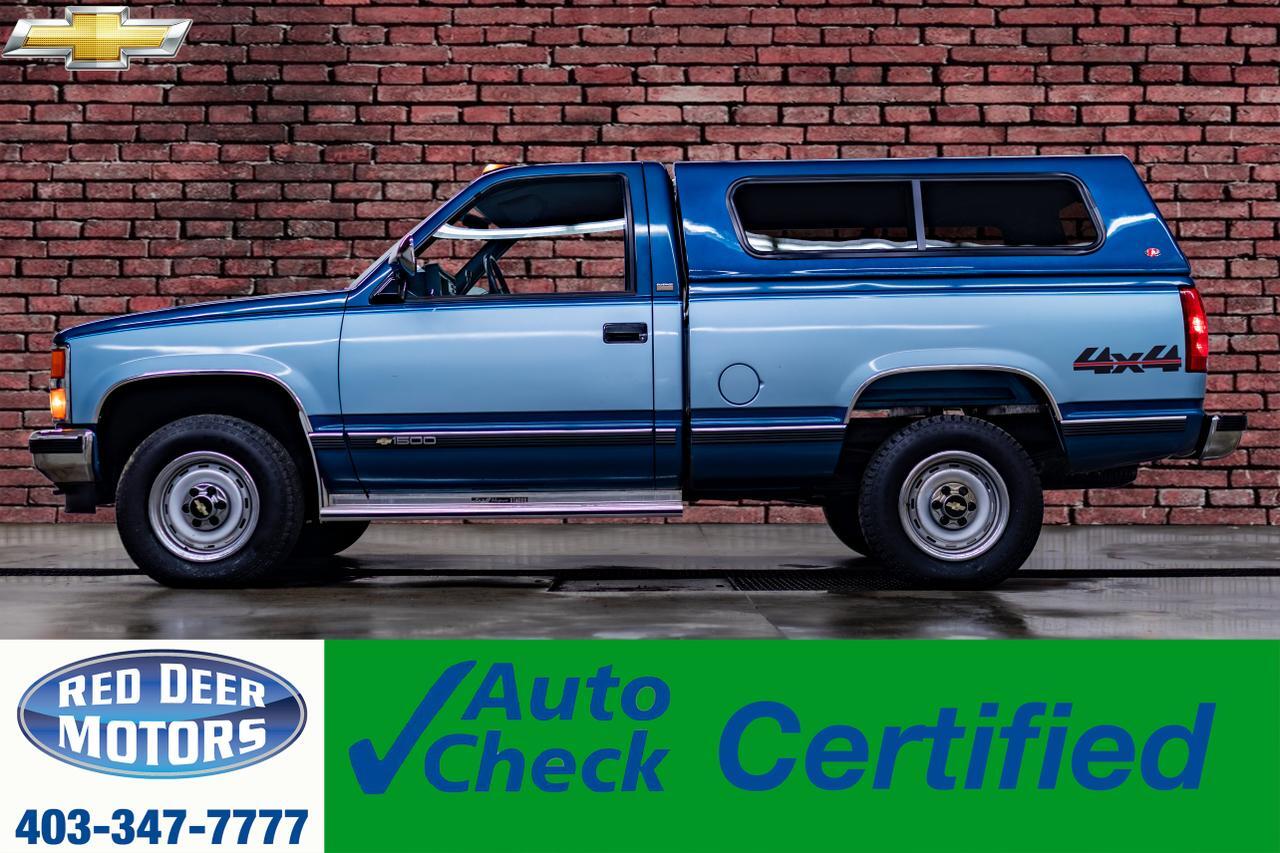 1990 Chevrolet K1500 4x4 Reg Cab Sport Short Box Topper