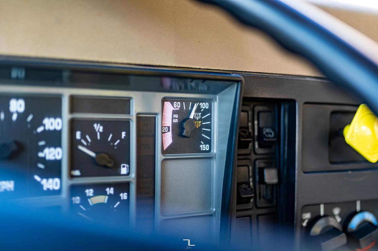 1990 International 4900 Day Cab Water Tank Truck Diesel Red Deer AB