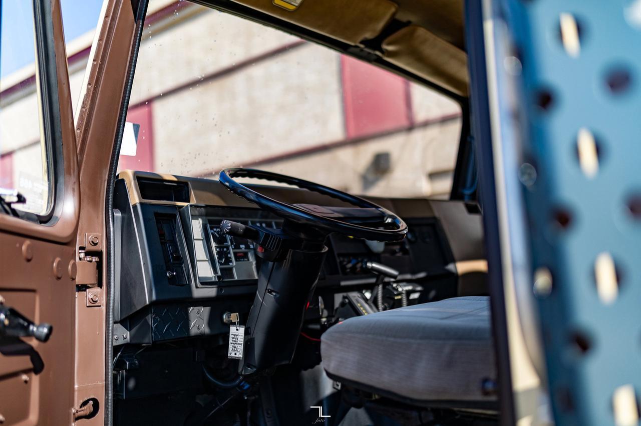 1990 International 4900 Day Cab Water Tank Truck Diesel Red Deer AB