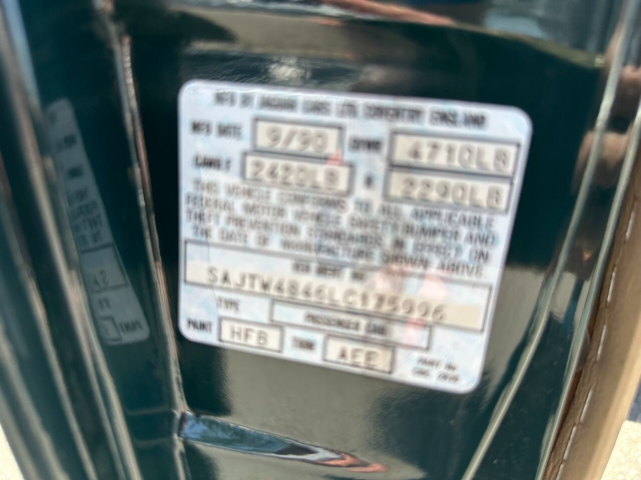 1990 Jaguar XJS 2dr Convertible Jacksonville FL