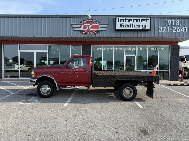 1992 Ford F-350 DRW 4x4 5-Speed Diesel Flatbed Collinsville OK