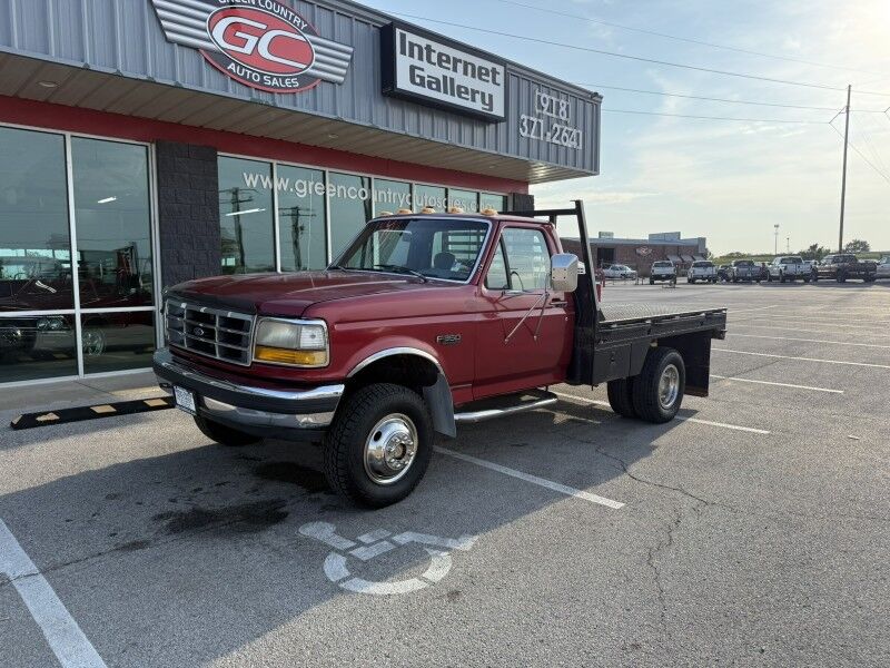 1992 Ford F-350 DRW 4x4 5-Speed Diesel Flatbed Collinsville OK