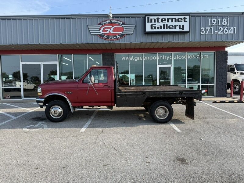 1992 Ford F-350 DRW 4x4 5-Speed Diesel Flatbed Collinsville OK