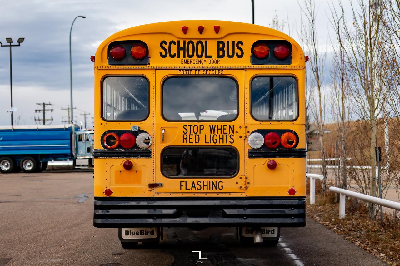 1992 International 3800 Bluebird Series 66 Passenger Bus Diesel Manual Red Deer AB