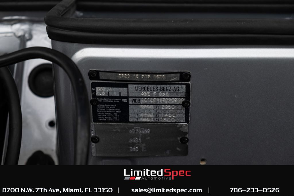 1992 Mercedes-Benz 250GD Wolf Touring Design Miami FL
