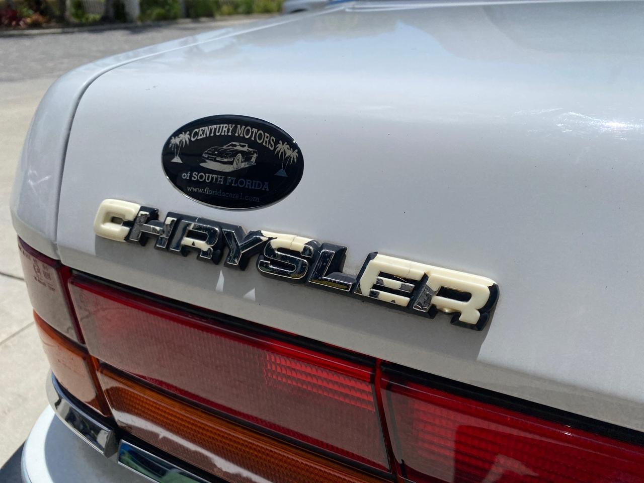 1993 Chrysler Lebaron CONV LX LOW MILES 26,305 Pompano Beach FL