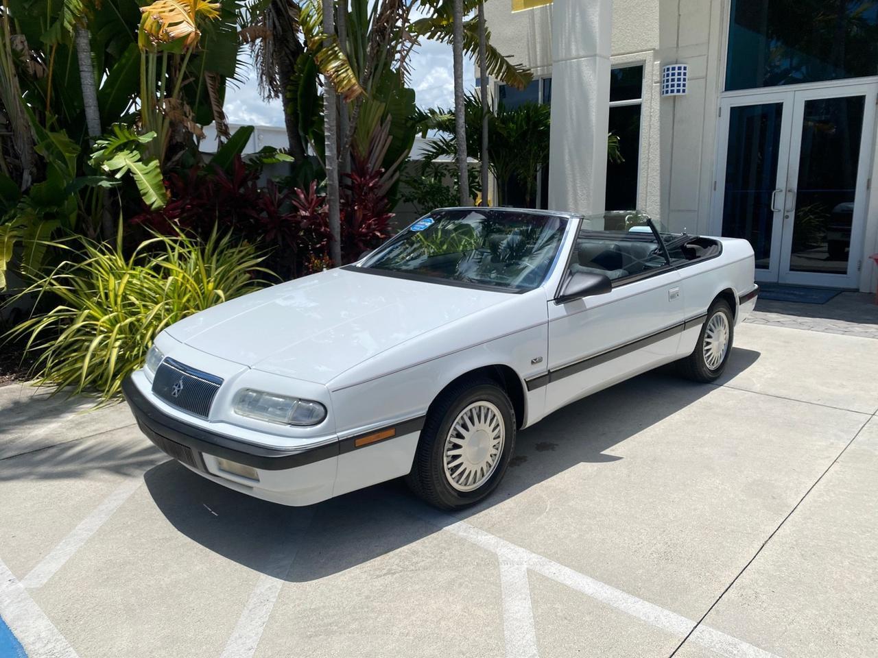 1993 Chrysler Lebaron CONV LX LOW MILES 26,305 Pompano Beach FL