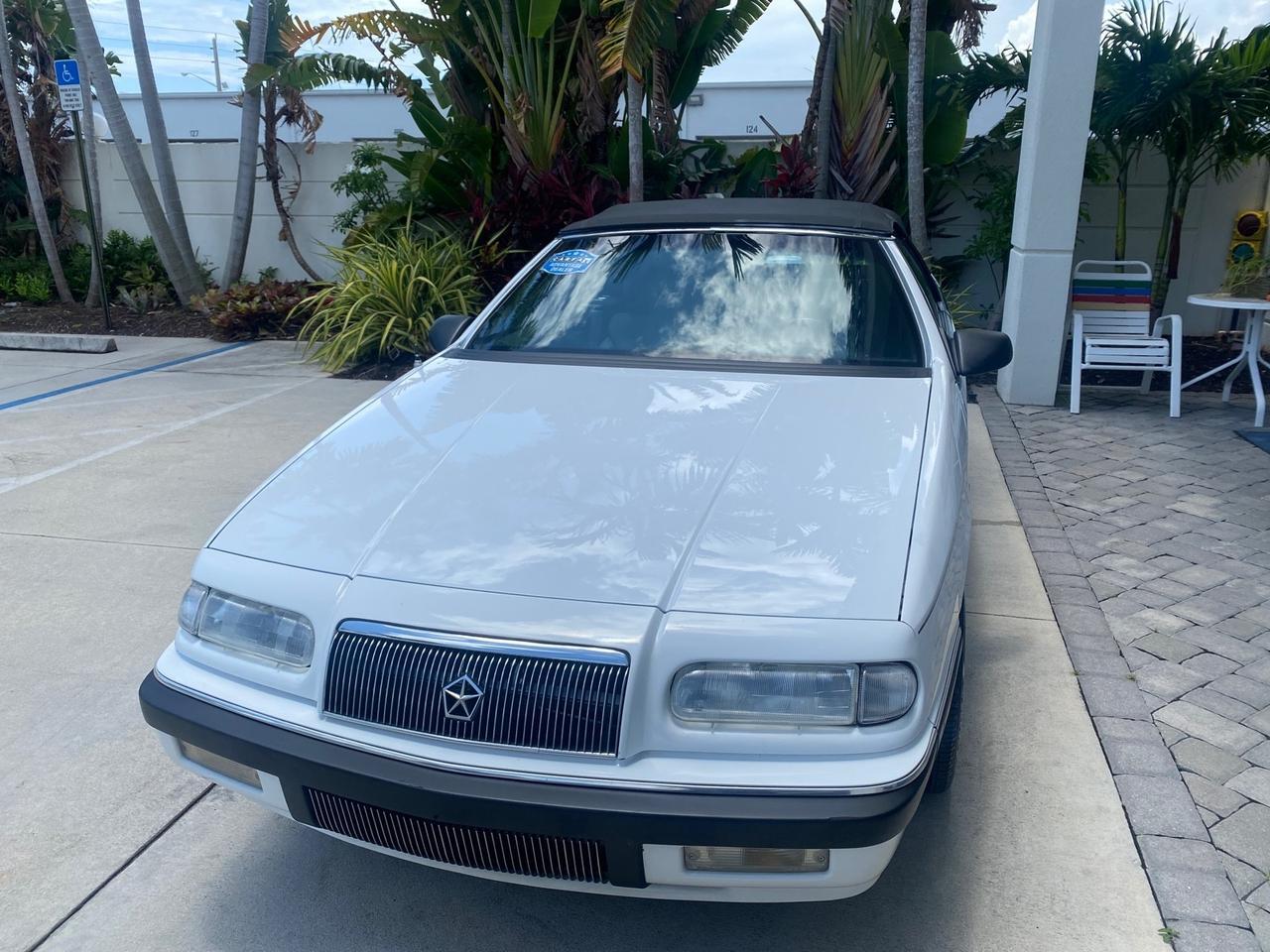1993 Chrysler Lebaron CONV LX LOW MILES 26,305 Pompano Beach FL