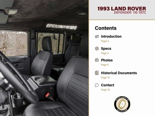 1993 Land Rover Defender 110 TATC