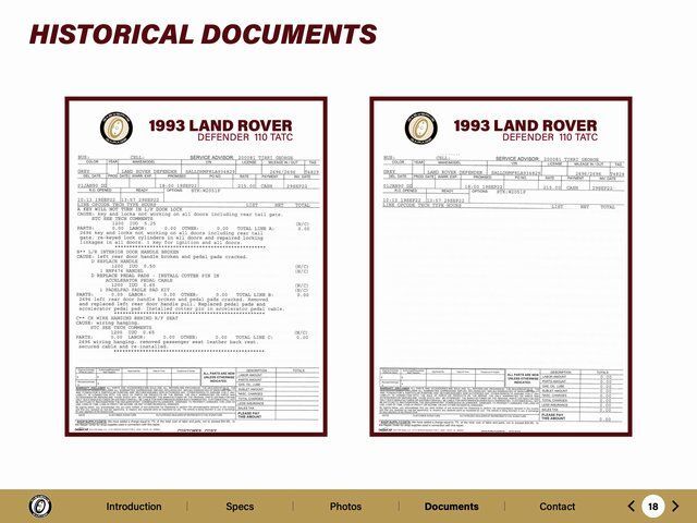 1993 Land Rover Defender 110 TATC Paramus NJ