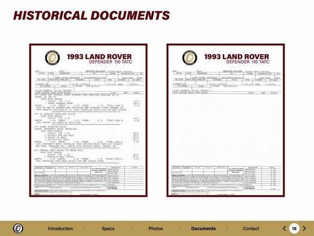 1993 Land Rover Defender 110 TATC Paramus NJ