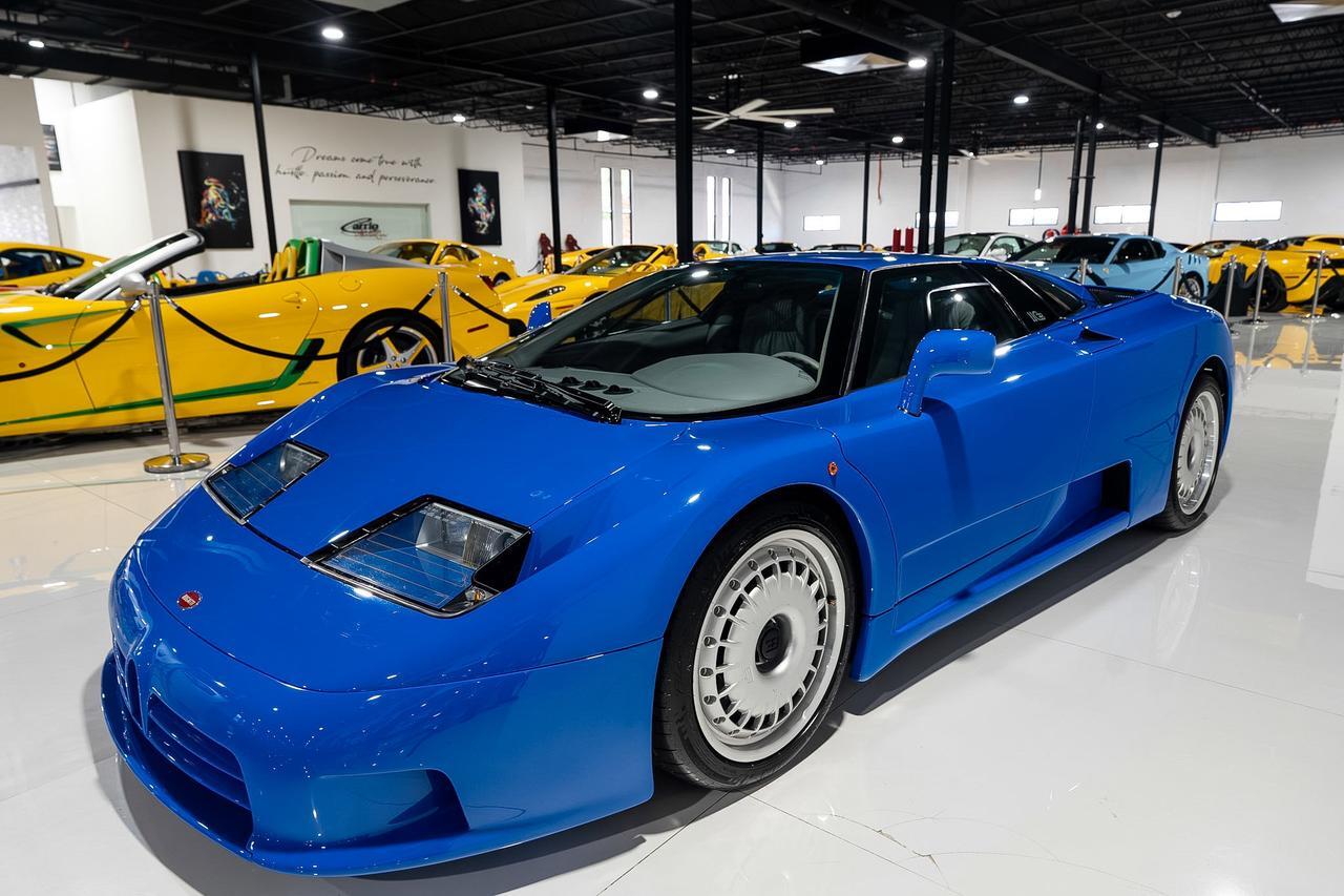 1994 Bugatti EB110 1/85 FOR THE WORLD! French Racing Blue paint, Grigio Chiaro leather interior AND MUCH MORE!!