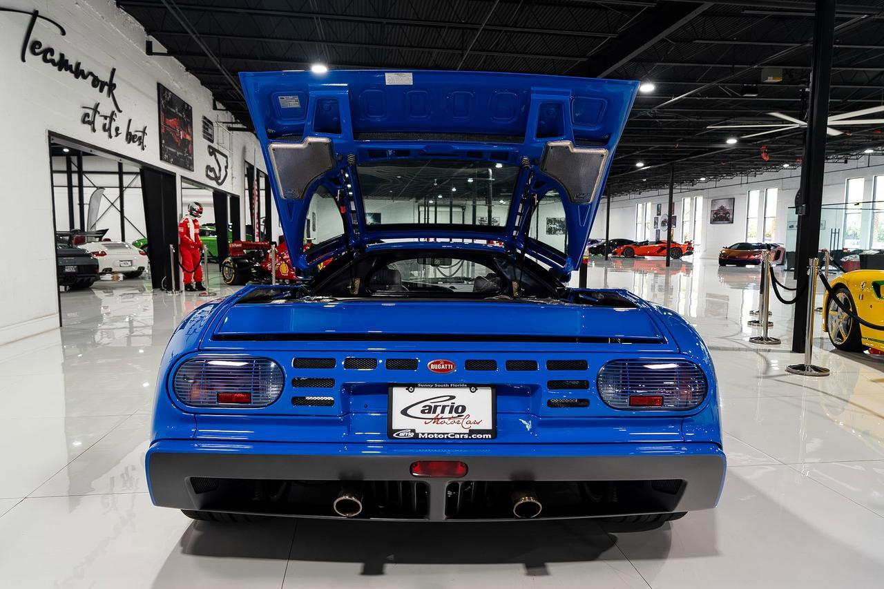 1994 Bugatti EB110 1/85 FOR THE WORLD! French Racing Blue paint, Grigio Chiaro leather interior AND MUCH MORE!! Fort Lauderdale FL