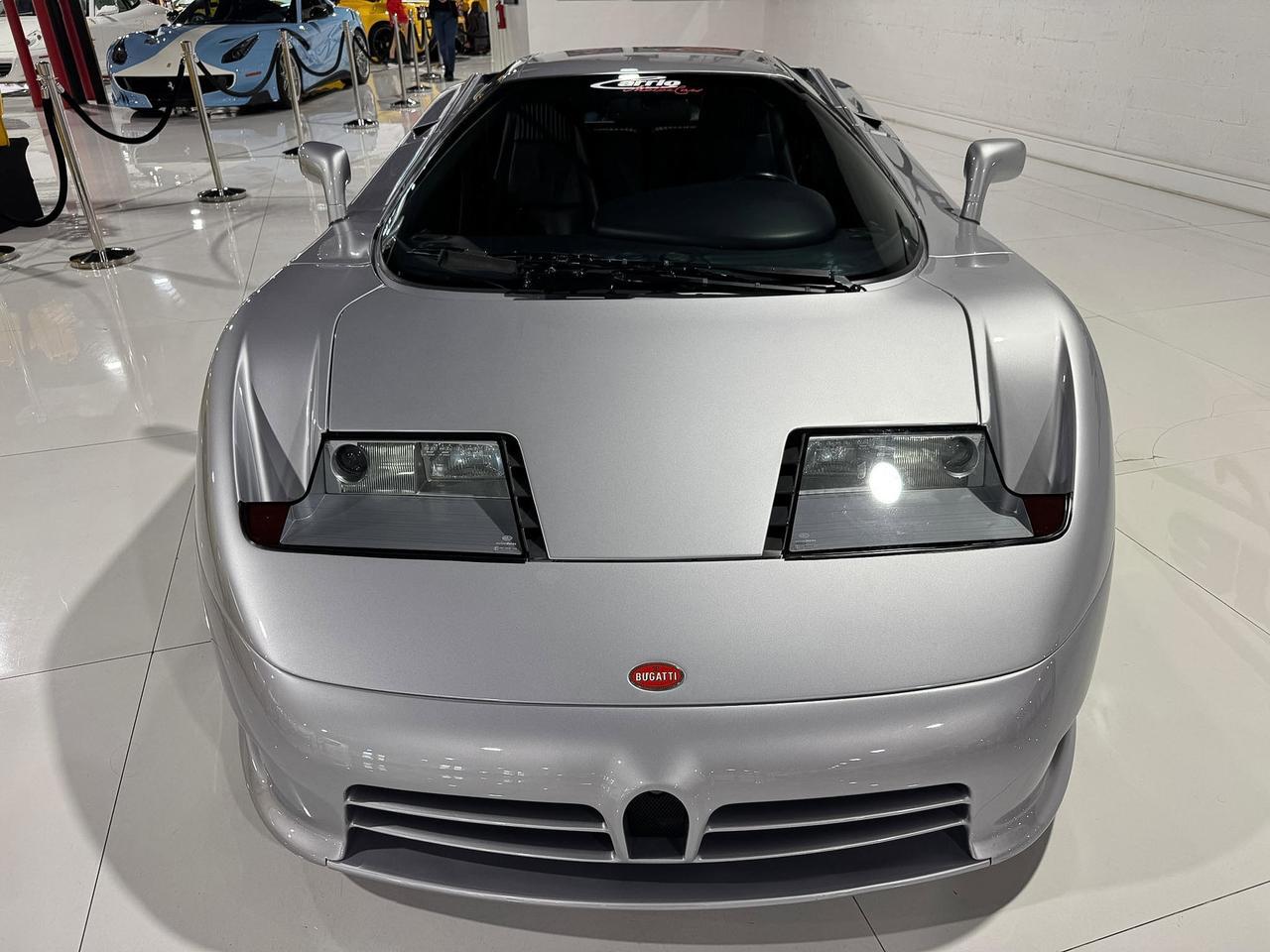 1994 Bugatti EB110 GT 1/85 FOR THE WORLD! Grigio Chiaro Metallizzato paint, Blu Scuro/Beluga Black leather interior