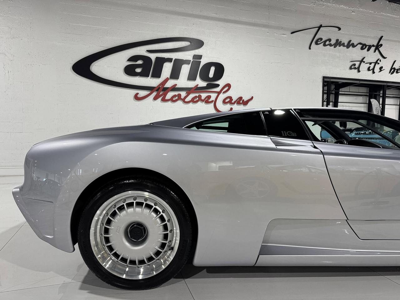 1994 Bugatti EB110 GT 1/85 FOR THE WORLD! Grigio Chiaro Metallizzato paint, Blu Scuro/Beluga Black leather interior Fort Lauderdale FL