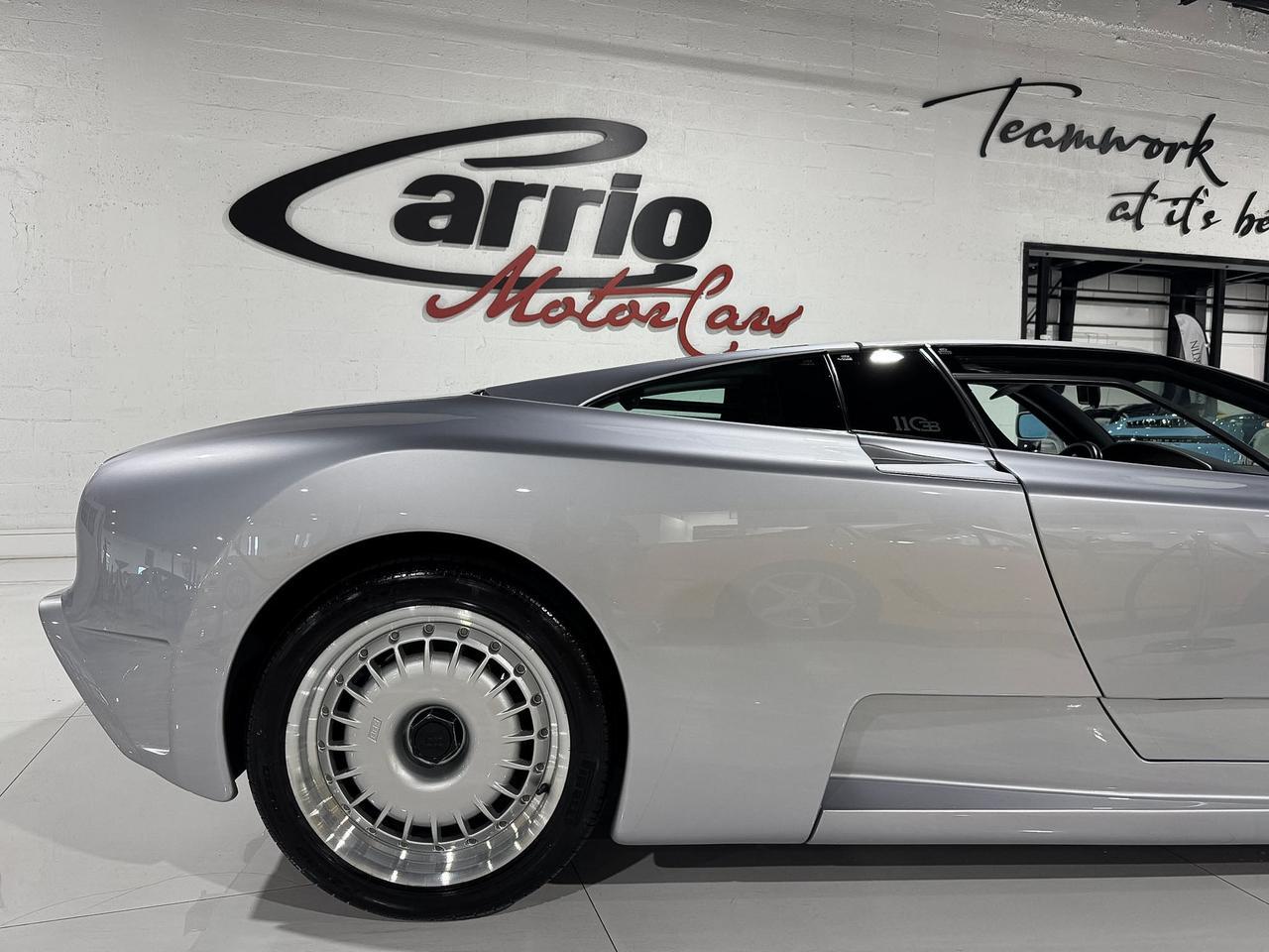 1994 Bugatti EB110 GT 1/85 FOR THE WORLD! Grigio Chiaro Metallizzato paint, Blu Scuro/Beluga Black leather interior Fort Lauderdale FL