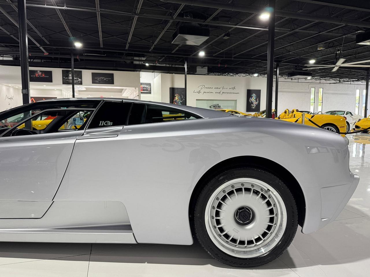1994 Bugatti EB110 GT 1/85 FOR THE WORLD! Grigio Chiaro Metallizzato paint, Blu Scuro/Beluga Black leather interior Fort Lauderdale FL
