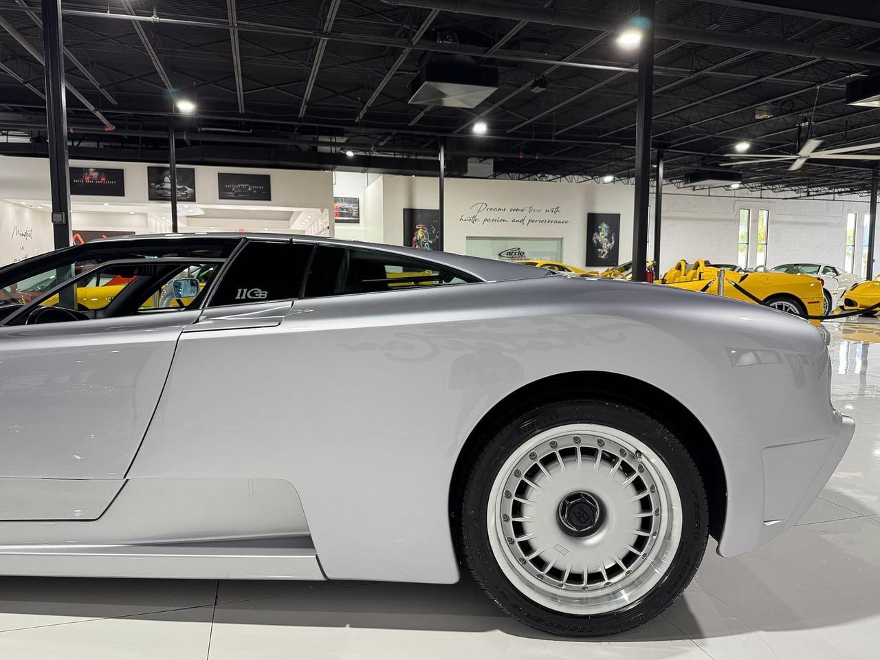 1994 Bugatti EB110 GT 1/85 FOR THE WORLD! Grigio Chiaro Metallizzato paint, Blu Scuro/Beluga Black leather interior Fort Lauderdale FL