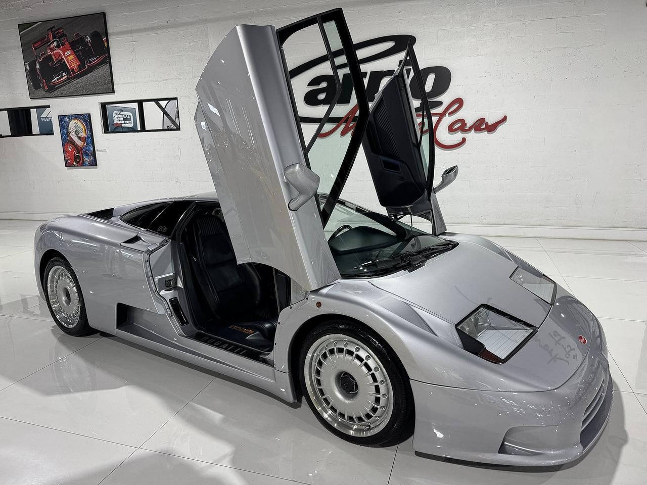 1994 Bugatti EB110 GT 1/85 FOR THE WORLD! Grigio Chiaro Metallizzato paint, Blu Scuro/Beluga Black leather interior Fort Lauderdale FL