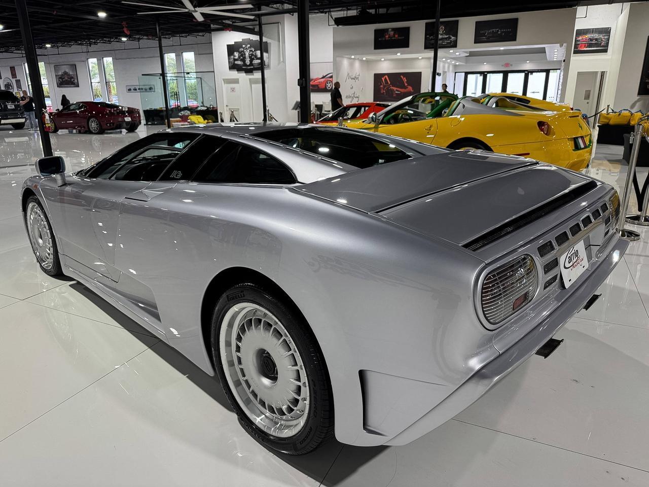 1994 Bugatti EB110 GT 1/85 FOR THE WORLD! Grigio Chiaro Metallizzato paint, Blu Scuro/Beluga Black leather interior Fort Lauderdale FL
