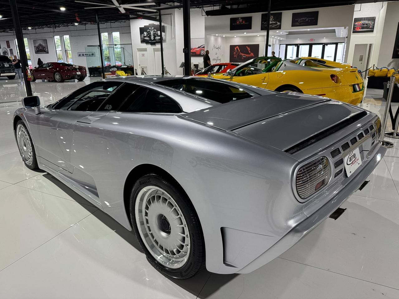 1994 Bugatti EB110 GT 1/85 FOR THE WORLD! Grigio Chiaro Metallizzato paint, Blu Scuro/Beluga Black leather interior Fort Lauderdale FL