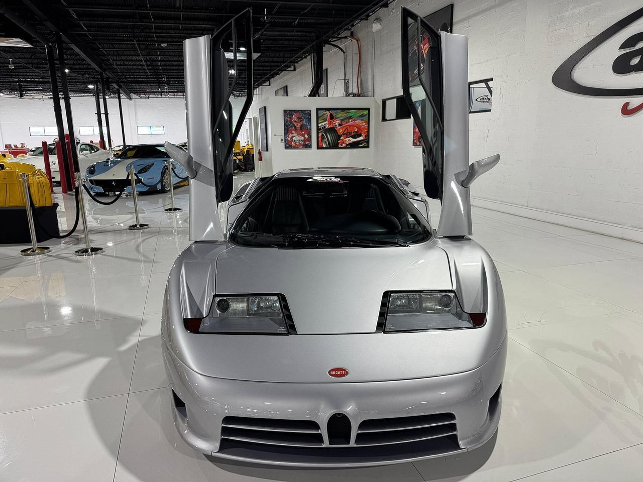 1994 Bugatti EB110 GT 1/85 FOR THE WORLD! Grigio Chiaro Metallizzato paint, Blu Scuro/Beluga Black leather interior Fort Lauderdale FL