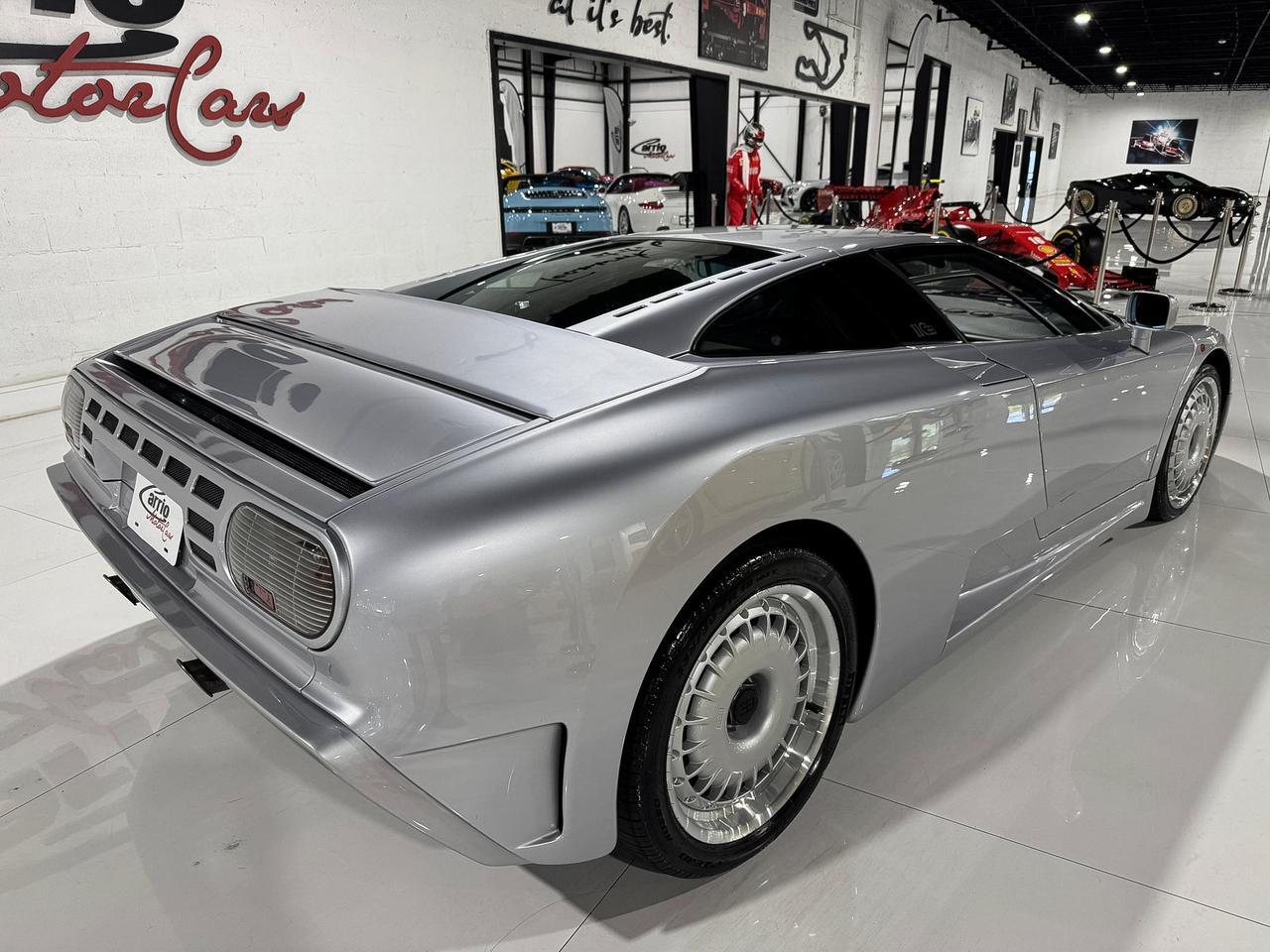 1994 Bugatti EB110 GT 1/85 FOR THE WORLD! Grigio Chiaro Metallizzato paint, Blu Scuro/Beluga Black leather interior Fort Lauderdale FL
