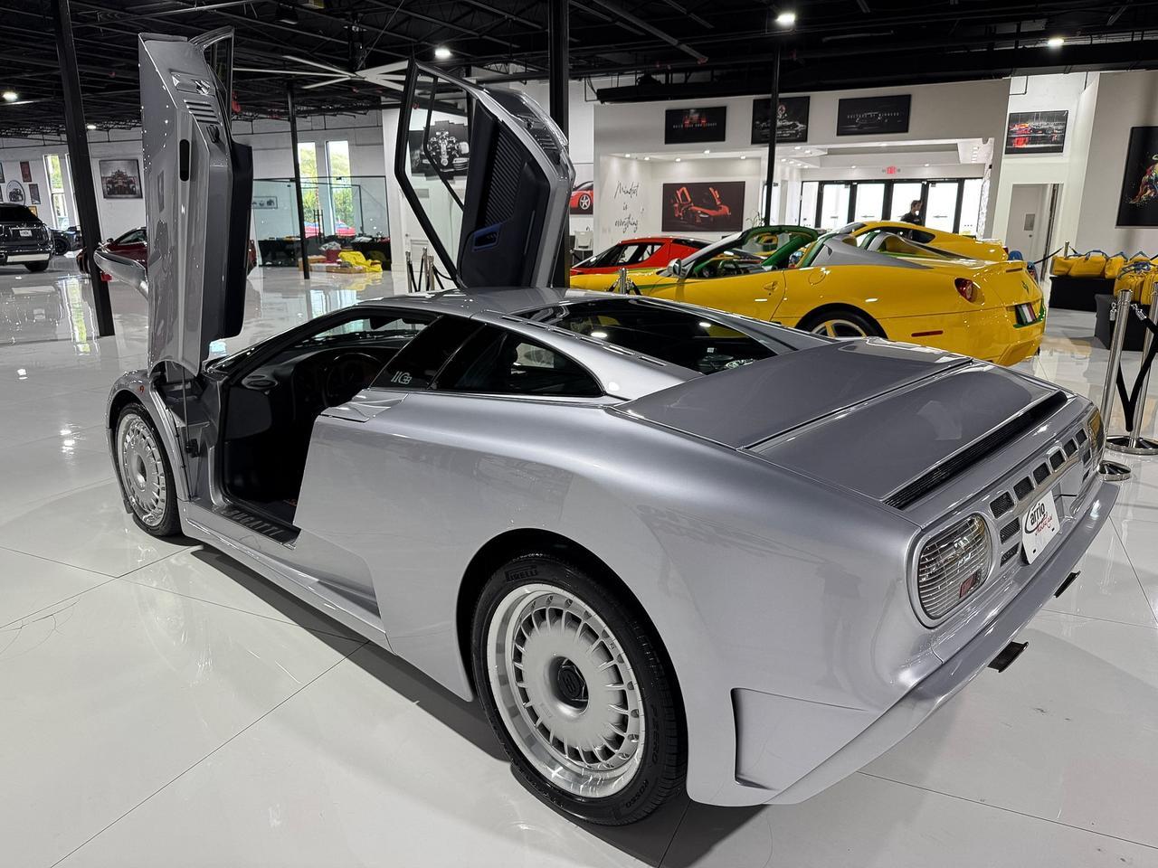 1994 Bugatti EB110 GT 1/85 FOR THE WORLD! Grigio Chiaro Metallizzato paint, Blu Scuro/Beluga Black leather interior Fort Lauderdale FL