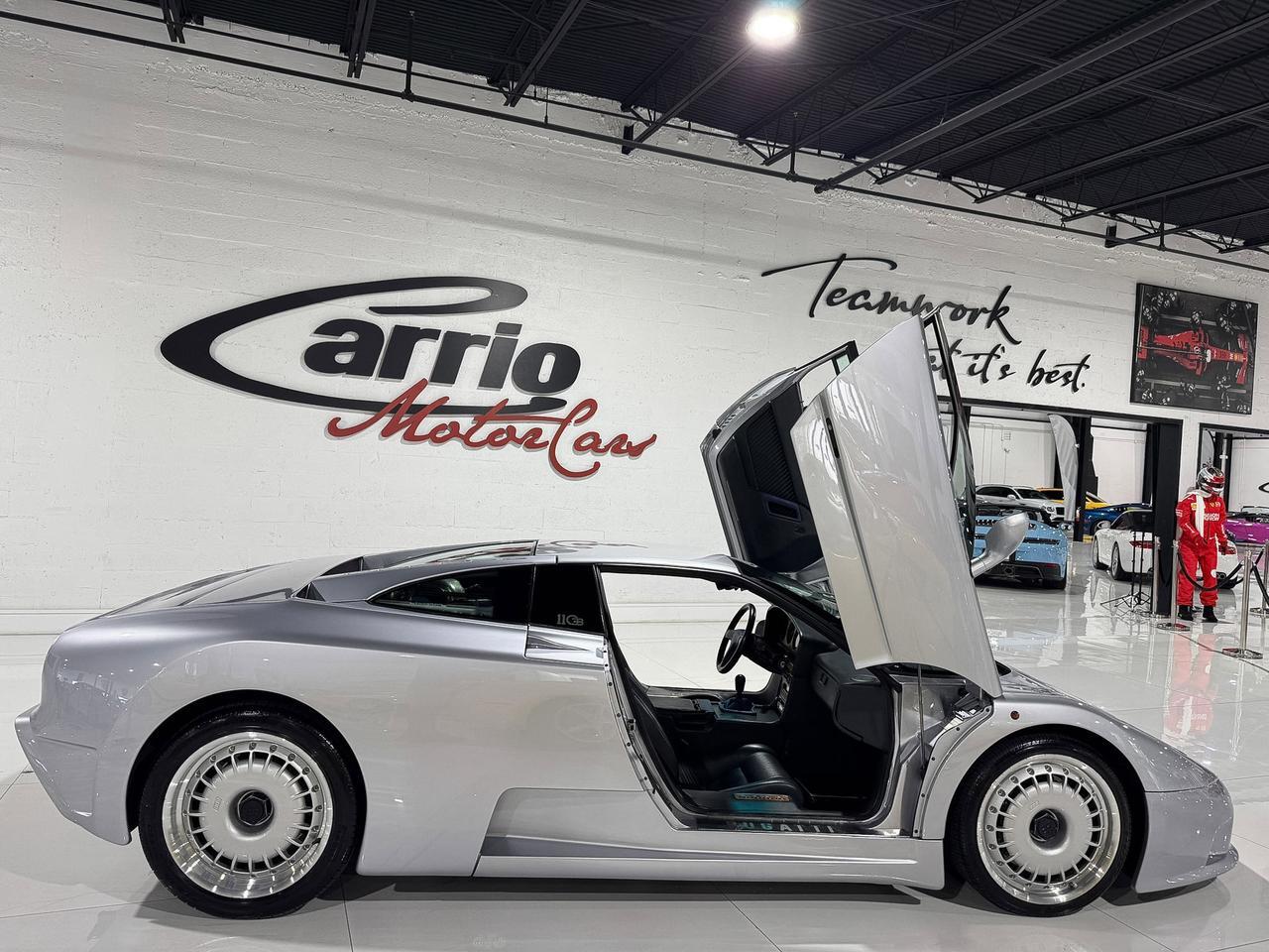 1994 Bugatti EB110 GT 1/85 FOR THE WORLD! Grigio Chiaro Metallizzato paint, Blu Scuro/Beluga Black leather interior Fort Lauderdale FL