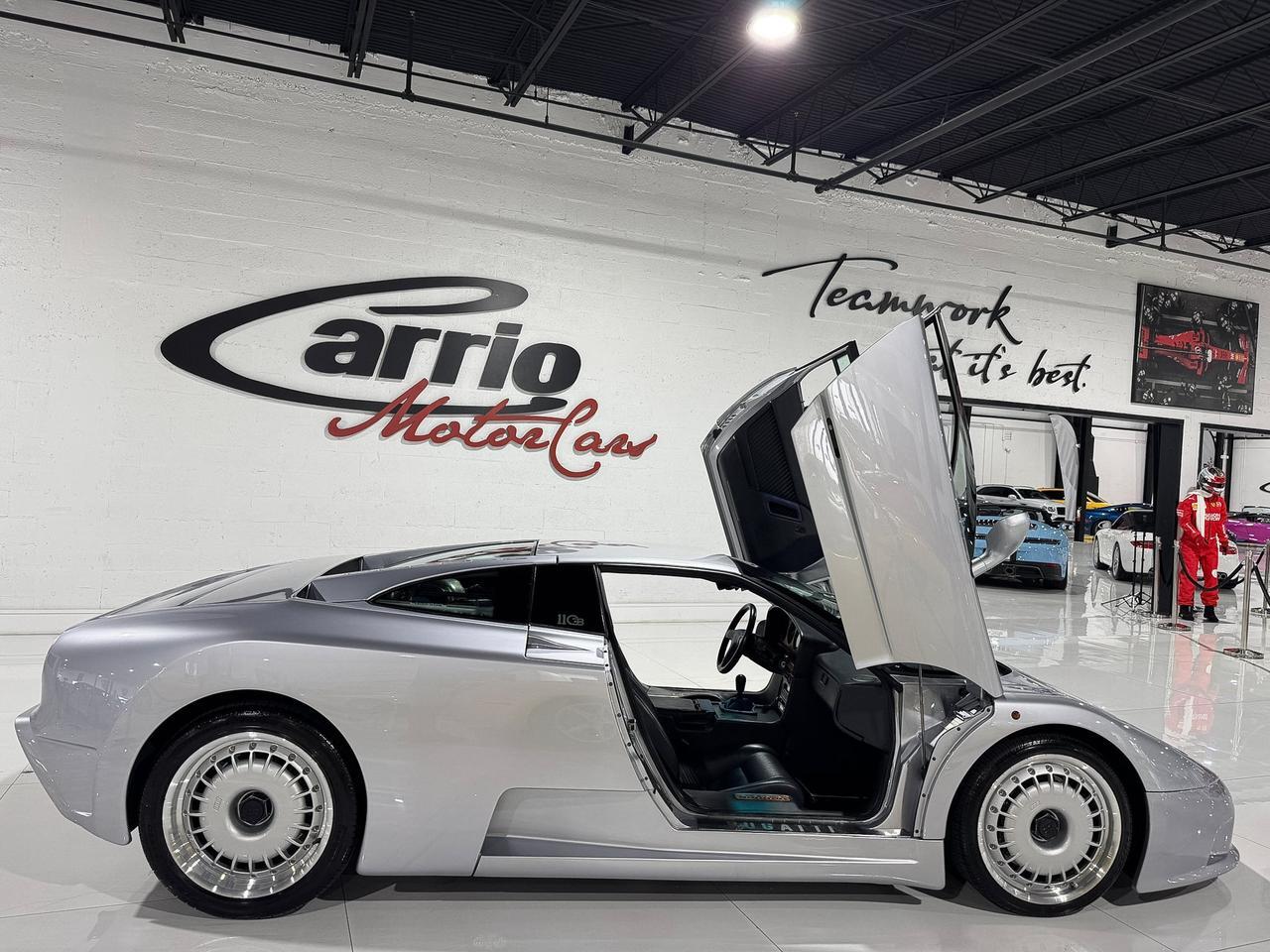 1994 Bugatti EB110 GT 1/85 FOR THE WORLD! Grigio Chiaro Metallizzato paint, Blu Scuro/Beluga Black leather interior Fort Lauderdale FL