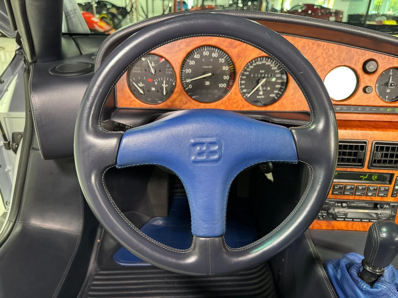 1994 Bugatti EB110 GT 1/85 FOR THE WORLD! Grigio Chiaro Metallizzato paint, Blu Scuro/Beluga Black leather interior Fort Lauderdale FL