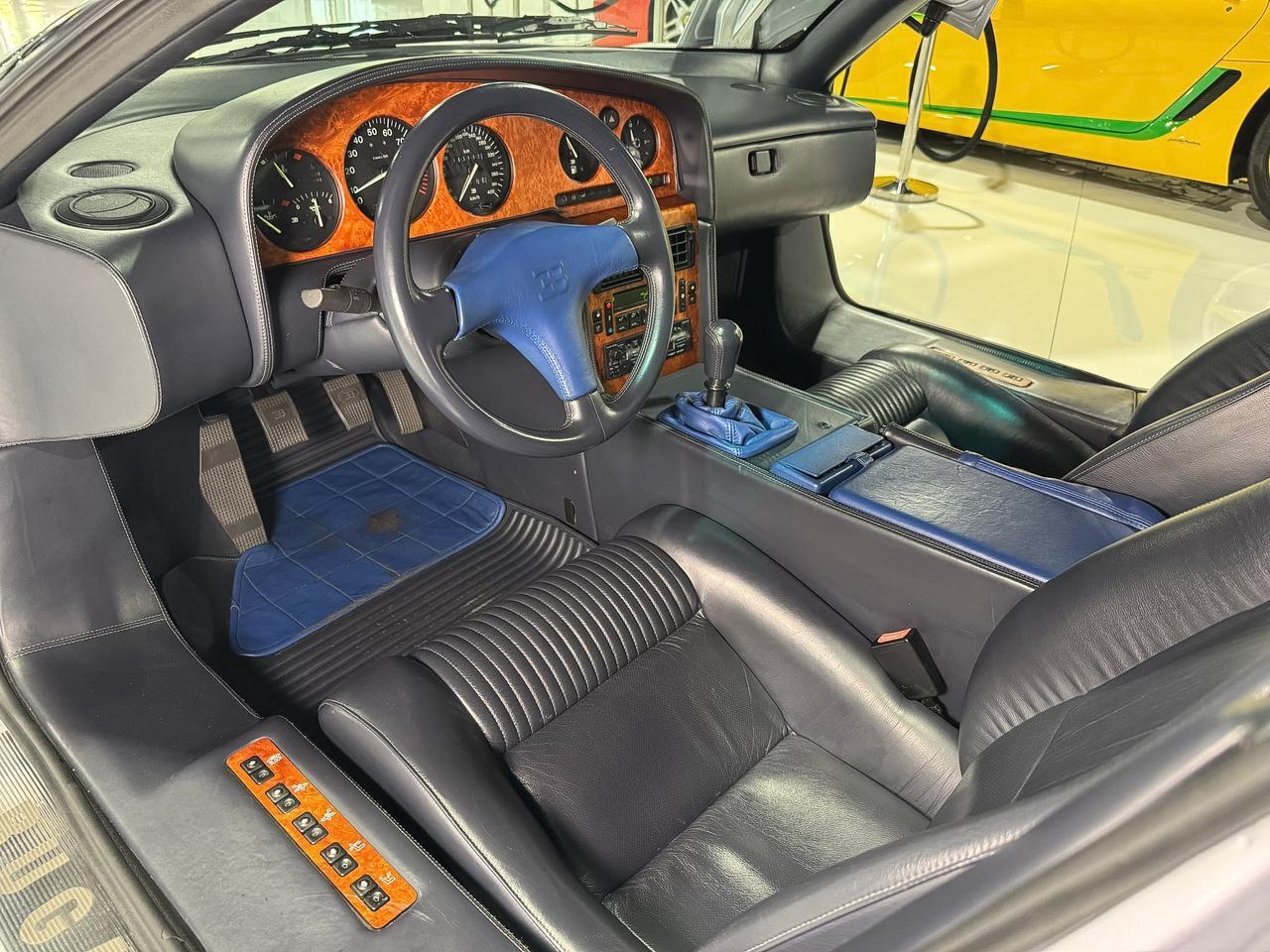 1994 Bugatti EB110 GT 1/85 FOR THE WORLD! Grigio Chiaro Metallizzato paint, Blu Scuro/Beluga Black leather interior Fort Lauderdale FL