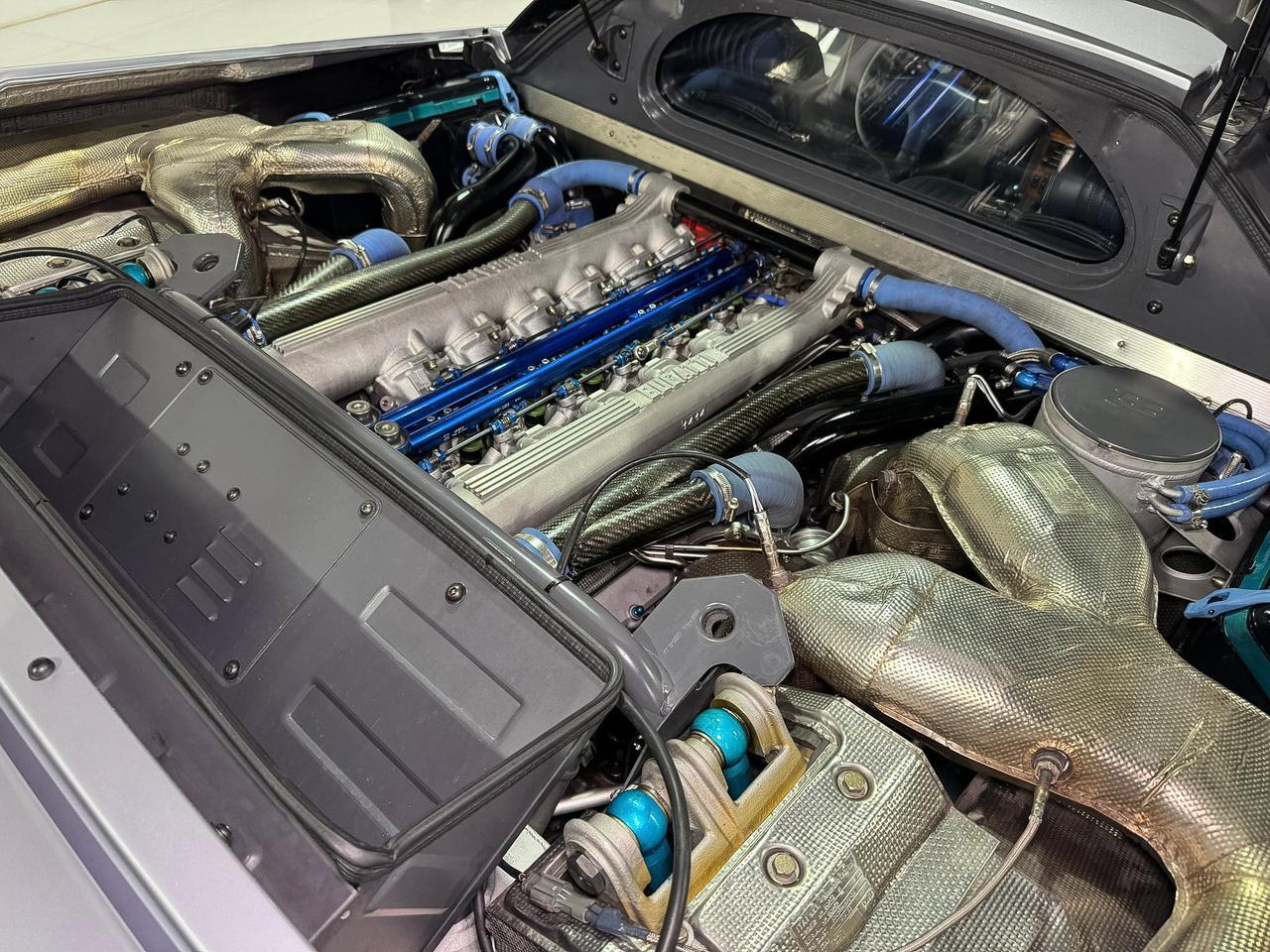 1994 Bugatti EB110 GT 1/85 FOR THE WORLD! Grigio Chiaro Metallizzato paint, Blu Scuro/Beluga Black leather interior Fort Lauderdale FL