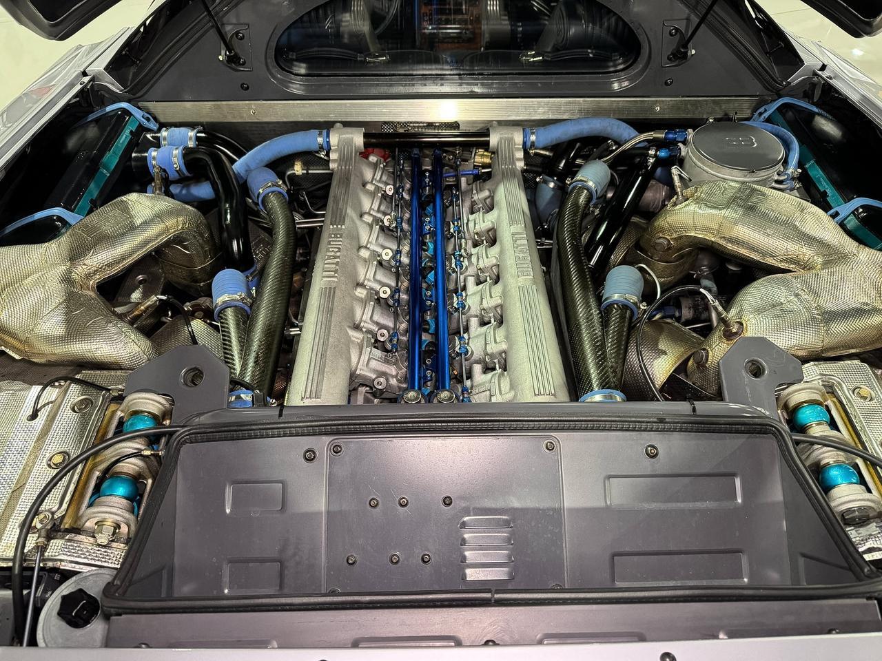 1994 Bugatti EB110 GT 1/85 FOR THE WORLD! Grigio Chiaro Metallizzato paint, Blu Scuro/Beluga Black leather interior Fort Lauderdale FL