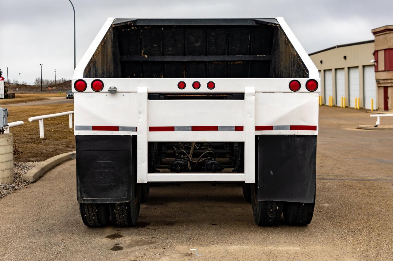 1994 Decap 38 FT Steel Tridem Belly Dump Trailer Red Deer AB