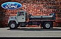 1994 FORD L7000 REG CAB DRW BOX & HOIST